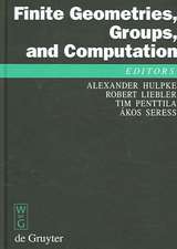 Finite Geometries, Groups, and Computation: Proceedings of the Conference 'Finite Geometries, Groups, and Computation', Pingree Park, Colorado, USA, September 4-9, 2004