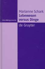 Lebewesen versus Dinge: Eine metaphysische Studie