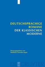 Deutschsprachige Romane der klassischen Moderne