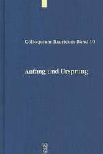 Anfang und Ursprung: Die Frage nach dem Ersten in Philosophie und Kulturwissenschaft