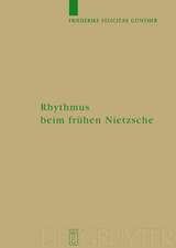 Rhythmus beim frühen Nietzsche