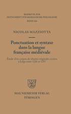 Ponctuation et syntaxe dans la langue française médiévale