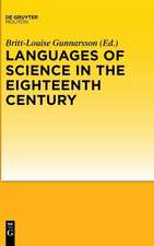 Languages of Science in the Eighteenth Century