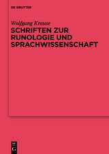 Schriften zur Runologie und Sprachwissenschaft