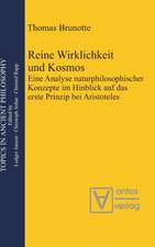 Reine Wirklichkeit und Kosmos: Eine Analyse naturphilosophischer Konzepte im Hinblick auf das erste Prinzip bei Aristoteles