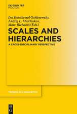 Scales and Hierarchies: A Cross-Disciplinary Perspective