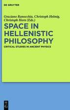 Space in Hellenistic Philosophy: Critical Studies in Ancient Physics