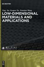 Low-dimensional Materials and Applications