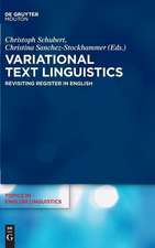 Variational Text Linguistics: Revisiting Register in English