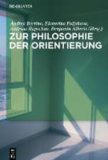 Zur Philosophie der Orientierung