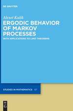 Ergodic Behavior of Markov Processes