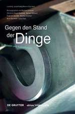 Gegen den Stand der Dinge – Objekte in Museen und Ausstellungen