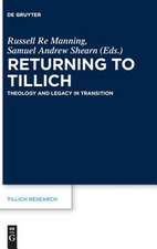 Returning to Tillich