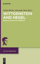 Wittgenstein and Hegel