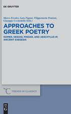 Approaches to Greek Poetry