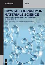 Crystallography in Materials Science