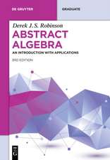 Robinson, D: Abstract Algebra