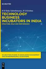 Bala Subrahmanya, M: Technology Business Incubators in India