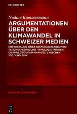 Kammermann, N: Argumentationen Klimawandel/Schweizer Medien