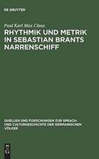 Rhythmik und Metrik in Sebastian Brants Narrenschiff