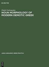 Noun morphology of modern demotic Greek: a descriptive analysis