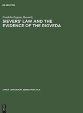 Sievers' law and the evidence of the Rigveda