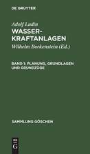 Planung, Grundlagen und Grundzüge: aus: Wasserkraftanlagen, 1