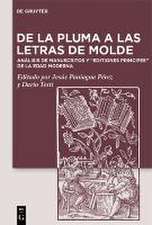 De la pluma a las letras de molde