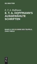 Die Elixiere des Teufels: nachgelassene Papiere des Bruders Medardus, eines Capuziners, aus: [Ausgewählte Schriften] E. T. A. Hoffmann's ausgewählte Schriften, Bd. 6