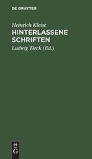 Hinterlassene Schriften