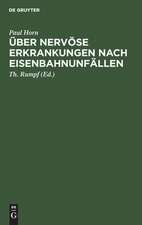 Über nervöse Erkrankungen nach Eisenbahnunfällen: mit besonderer Berücksichtigung ihrer Beeinflussung durch Kapitalabfindung bezw. Rentenverfahren ; aus dem Seminar für soziale Medizin an der Universität Bonn