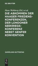 Die Abkommen der Haager Friedenskonferenzen, der Londoner Seekriegskonferenz nebst Genfer Konvention: Text-Ausgabe mit Einleitung, Personen- und Sachregister