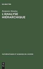 L'analyse hiérarchique