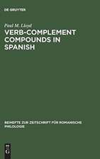 Verb-complement compounds in Spanish