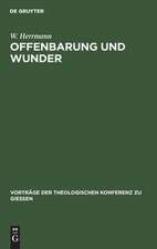 Offenbarung und Wunder