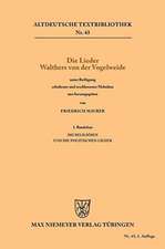 Die religiösen und die politischen Lieder: aus: [Die Lieder] Die Lieder Walthers von der Vogelweide, Bd. 1