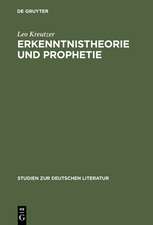 Erkenntnistheorie und Prophetie: Hermann Brochs Romantrilogie 