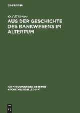 Aus der Geschichte des Bankwesens im Altertum: Tesserae nummulariae