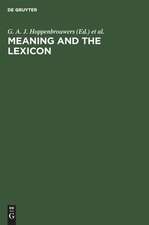 Meaning and the lexicon: [proceedings of the 2. Internat. Colloquium on the Interdisciplinary Study of the Semantics of Natural Language ... at Cleves ... from Aug. 30 till Sept. 2, 1983]