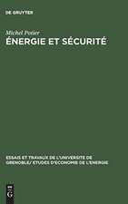 Énergie et sécurité