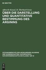 Über die Darstellung und quantitative Bestimmung des Arginins