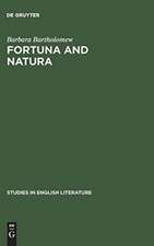 Fortuna and natura: A reading of three Chaucer narratives