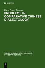 Problems in Comparative Chinese Dialectology: The Classification of Miin and Hakka