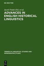 Advances in English Historical Linguistics