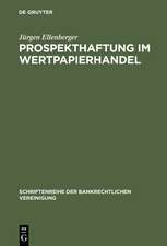 Prospekthaftung im Wertpapierhandel 