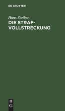 Die Strafvollstreckung