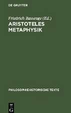 Aristoteles Metaphysik