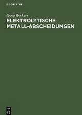 Elektrolytische Metall-Abscheidungen