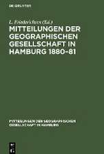 Mitteilungen der Geographischen Gesellschaft in Hamburg 1880¿81