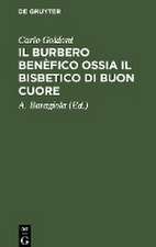 Il burbero benèfico ossia il bisbetico di buon cuore